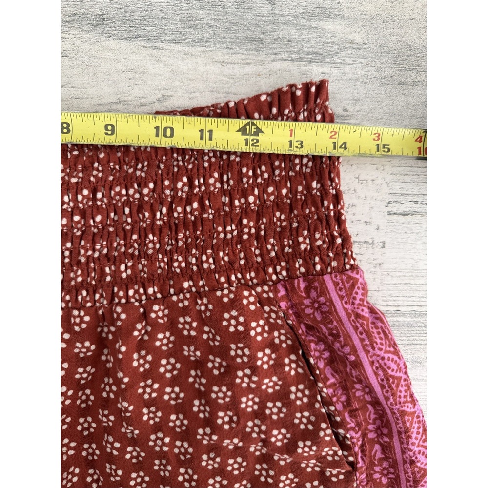 Anthropologie Shorts Womens M Floral Ruffle Boho Lightweight Summer/Fall - Picture 7 of 8